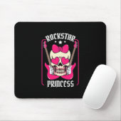 Paspoortcadeau | Rockstar Princess Skull Muismat (Met muis)