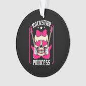 Paspoortcadeau | Rockstar Princess Skull Ornament (voorkant)