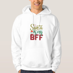 Paspoortcadeau   Santa is mijn BFF Hoodie