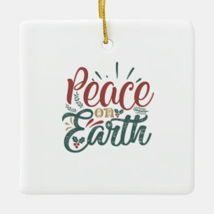 Paspoortcadeau Vrede op aarde Keramisch Ornament