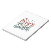 Paspoortcadeau | Vrede op aarde Notitieblok (Linkerzijde)