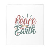 Paspoortcadeau | Vrede op aarde Notitieblok (Voorkant)