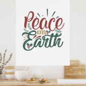 Paspoortcadeau | Vrede op aarde Poster (Keuken)