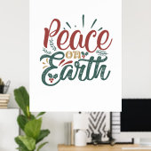 Paspoortcadeau | Vrede op aarde Poster (Thuiskantoor)
