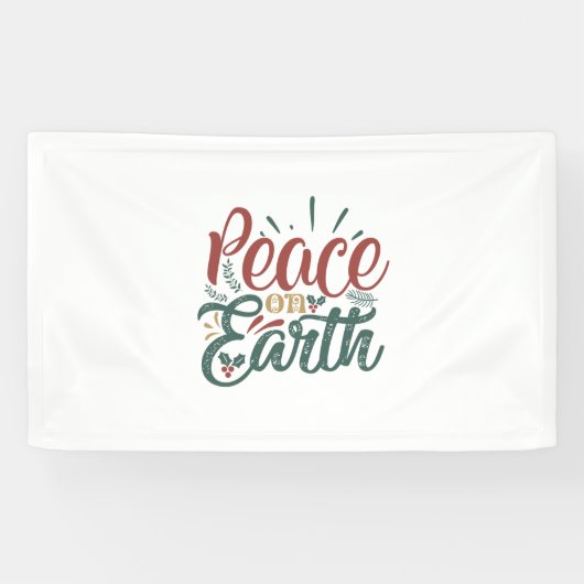 Paspoortcadeau | Vrede op aarde Spandoek (Horizontaal)