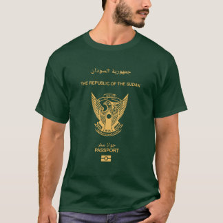 Paspoortdekking voor Soedan T-shirt