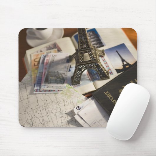 Paspoorten en souvenirs muismat (Met muis)