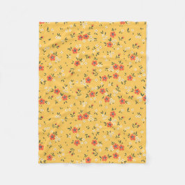 Paspoortflora en harde schijven fleece deken