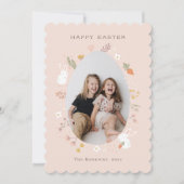 Paspoortfotokaart voor Pasen Feestdagenkaart (Voorkant)