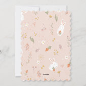 Paspoortfotokaart voor Pasen Feestdagenkaart (Achterkant)