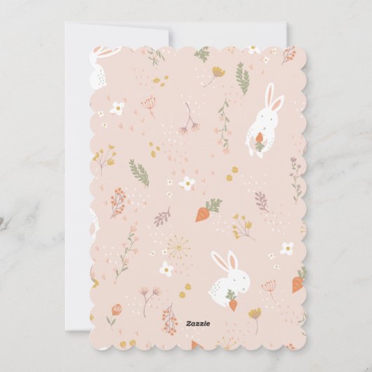 Paspoortfotokaart voor Pasen Feestdagenkaart (Achterkant)