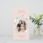 Paspoortfotokaart voor Pasen Feestdagenkaart (Staand voorkant)