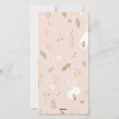 Paspoortfotokaart voor Pasen Feestdagenkaart (Achterkant)