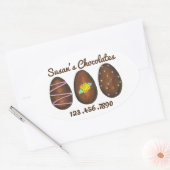 Paspoortgepersonaliseerde Sticker chocolade-eieren (Envelop)