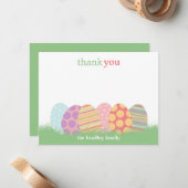 Paspoortje voor eBay Paaseieren Hartelijk dank, ka Notitiekaartje (Voorkant / Achterkant in situ)