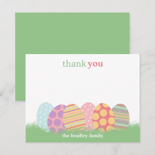 Paspoortje voor eBay Paaseieren Hartelijk dank, ka Notitiekaartje (Voorkant / Achterkant)