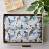 Paspoortjes en Floral Rabbit Pattern I Tissuepapier (Geschenk)