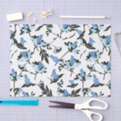 Paspoortjes en Floral Rabbit Pattern I Tissuepapier (Craft)