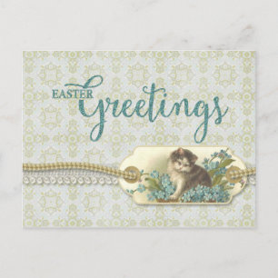 Paspoortjes Kat Reproduction Feestdagenkaart