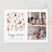 Paspoortjes persoonlijke foto feestdagenkaart (Voorkant)