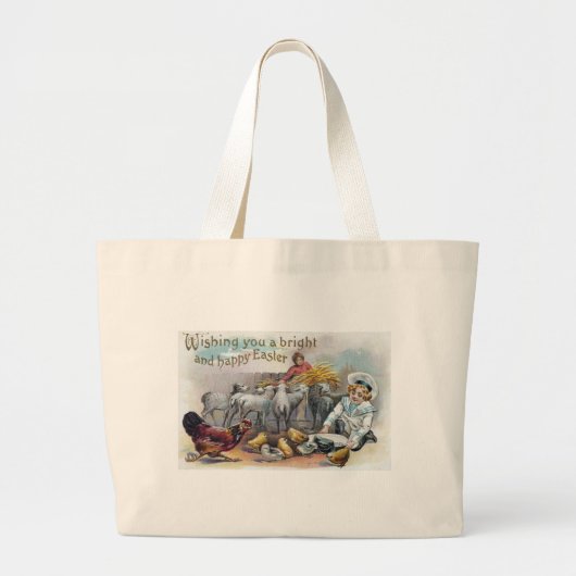 Paspoortjes Vintage Grote Tote Bag (Voorkant)