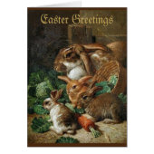 Paspoortjes ... Vintage Image Easter Kaart (Voorkant)