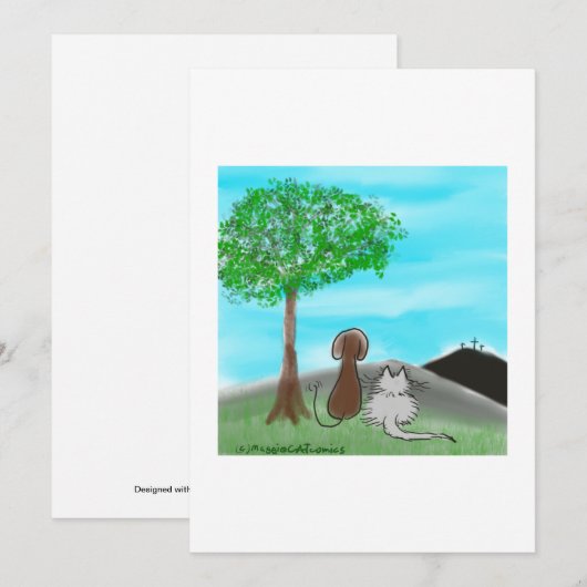 Paspoortkaart Bedankkaart (Voorkant / Achterkant)