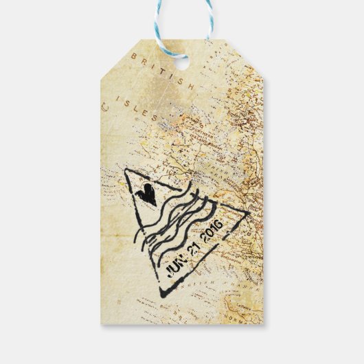 Paspoortkaart Cadeau Labels Cadeaulabel (Achterkant)