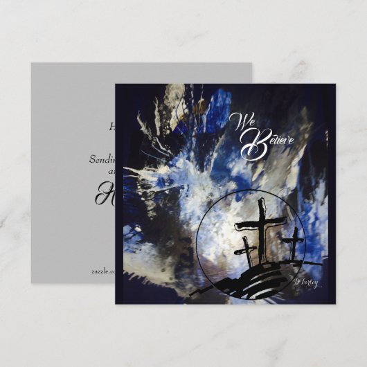 Paspoortkaart van Paspoortmeester Hallelujah Bedankkaart (Voorkant / Achterkant)