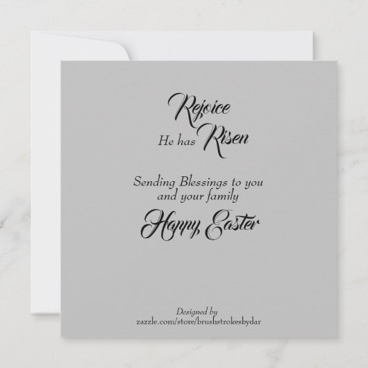 Paspoortkaart van Paspoortmeester Hallelujah Bedankkaart (Achterkant)