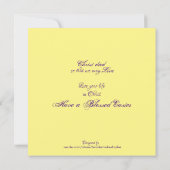 Paspoortkaart van Paspoortmeester Hallelujah Bedankkaart (Achterkant)