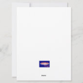 Paspoortkaart voor feestdagen bij paasmakerij feestdagenkaart (Achterkant)