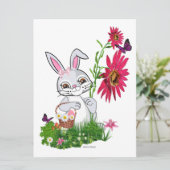 Paspoortkaart voor feestdagen bij paasmakerij feestdagenkaart (Staand voorkant)