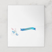 Paspoortkaart voor naam van paasnaam plaatskaartje (Buitenkant ongevouwen)