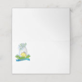 Paspoortkaart voor naam van paasnaam plaatskaartje (Buitenkant ongevouwen)