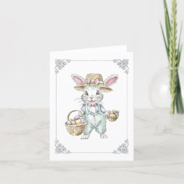 Paspoortkaart voor PaasBunny Feestdagen Kaart