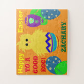 Paspoortnaam voor Easter Good Egg Yellow Chick Legpuzzel (Verticaal)