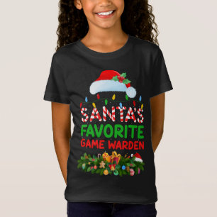 Paspoortnr. Xmas Lighting Santa's favoriete spelde T-shirt
