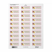 Paspoortnummer: Bixby Teddy Bear & Chick Etiket (Full Sheet)