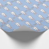 Paspoortpapier voor paaspakketten cadeaupapier (Hoek)