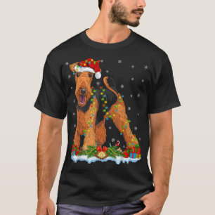Paspoortreeks voor Santa Airedale Terrier Dog Ch T-shirt