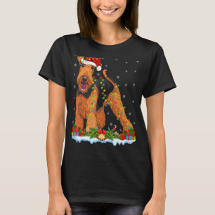 Paspoortreeks voor Santa Airedale Terrier Dog Ch T-shirt