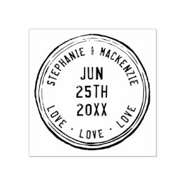 Paspoortreis Aangepaste persoonlijke namen bruilof Rubberstempel