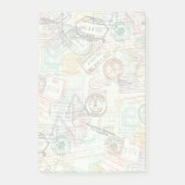 Paspoortstempel Afdrukpost-it notitie Post-it® Notes (Voorkant)
