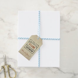 Paspoortstempel Cadeau Labels Cadeaulabel
