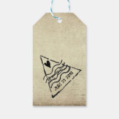 Paspoortstempel Cadeau Labels Cadeaulabel (Achterkant)