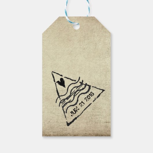 Paspoortstempel Cadeau Labels Cadeaulabel (Achterkant)