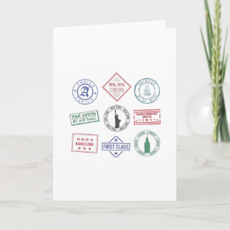 Paspoortstempel Kaart