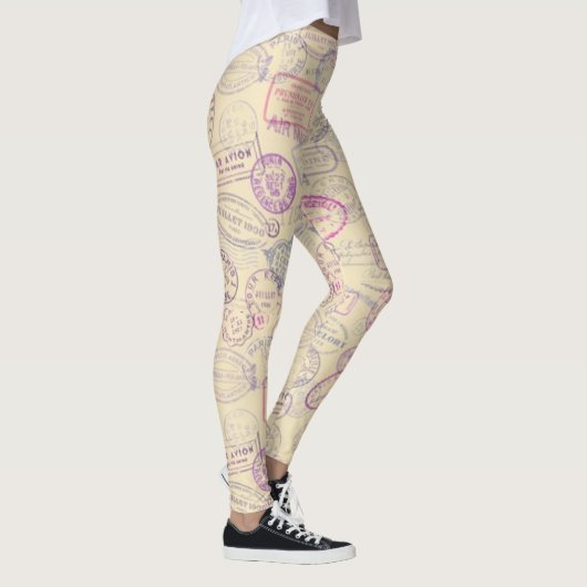 Paspoortstempel Leggings (Rechts)