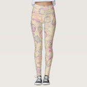 Paspoortstempel Leggings (Voorkant)